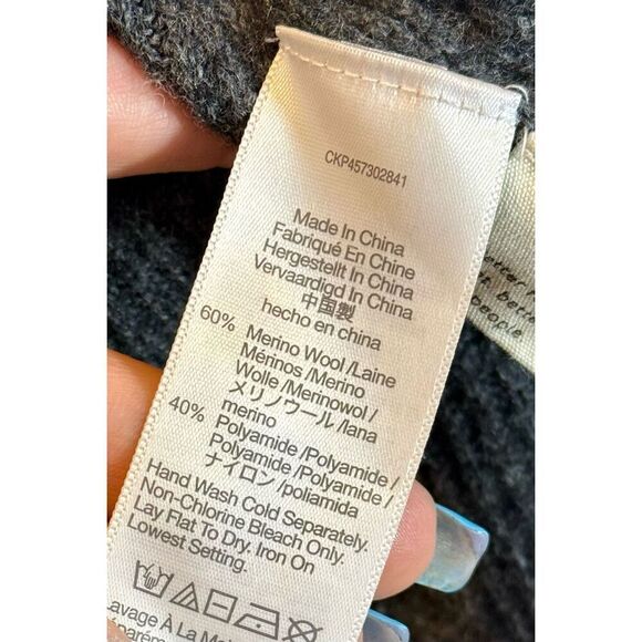 Madewell Glenbrook Merino Wool Quarter Zip Pullover Sweater With Pockets Small - Picture 7 of 11